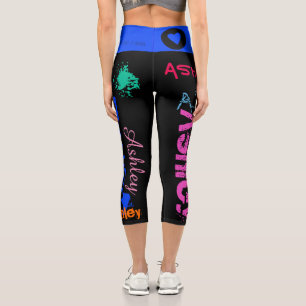 Personalised Repeating name 6 letters HWC Leggings