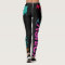 Personalised Repeating name 6 letters Leggings