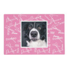 Personalised Repeating Name Dog Cat Pet Food Mat