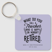 Personalised Retired School Principal Teachers