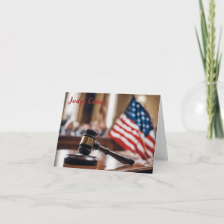 Personalised Retirement Card for Judges