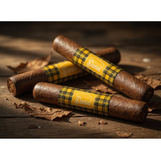 Personalised Retirement Cigar Band Sticker