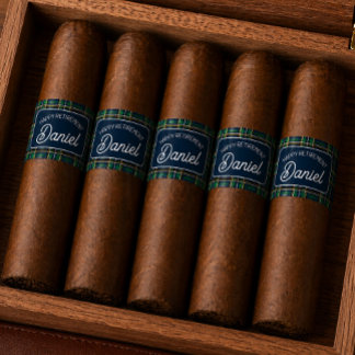 Personalised Retirement Cigar Band Sticker