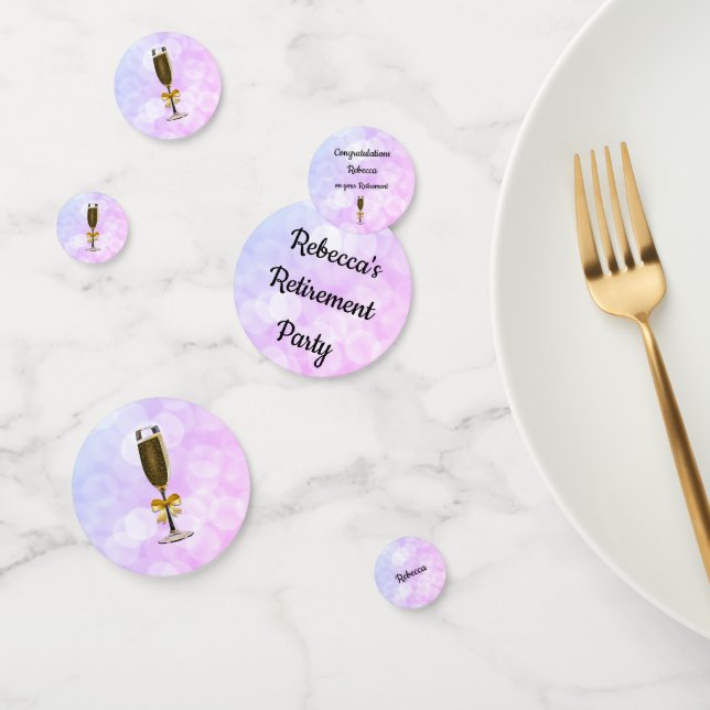 Personalised Retirement Confetti (Group)