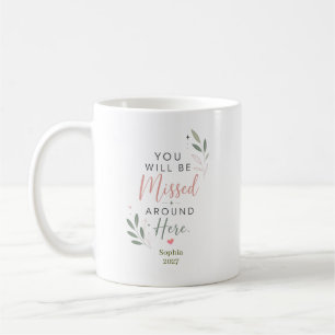 Personalised Retirement Farewell Gift for Coworker Coffee Mug