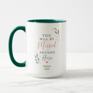 Personalised Retirement Farewell Gift for Coworker Mug