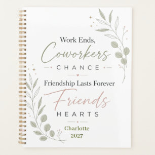 Personalised Retirement Friendship Gift Planner