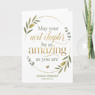 Personalised Retirement Gift for Coworker Card