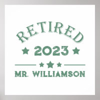 Personalised retirement gift idea