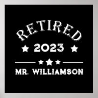 Personalised retirement gift idea