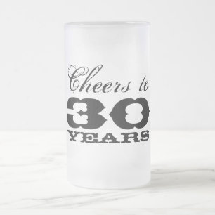 Personalised Retirement Glass Beer Mug Gift Idea