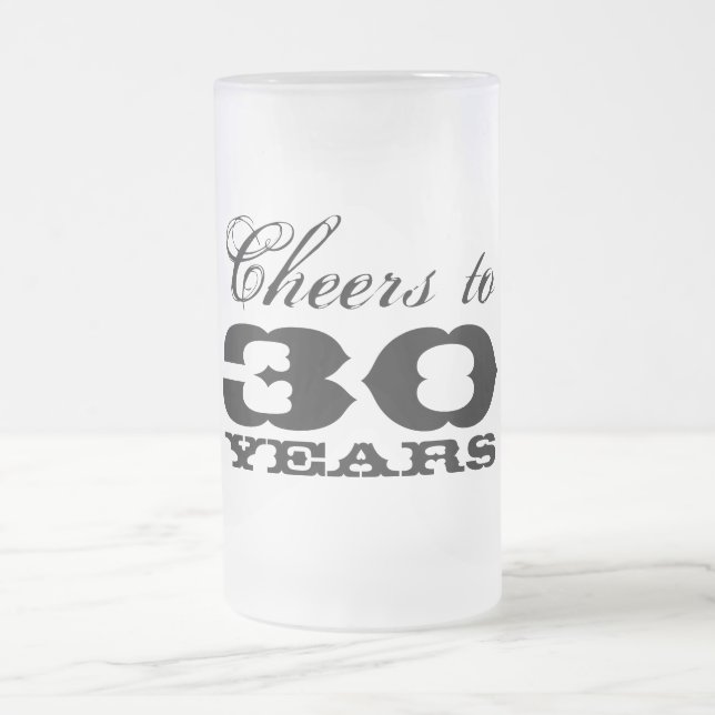 Personalised Retirement Glass Beer Mug Gift Idea (Center)