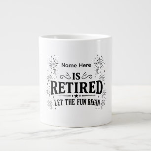 Personalised Retirement Let the Fun Begin Mug