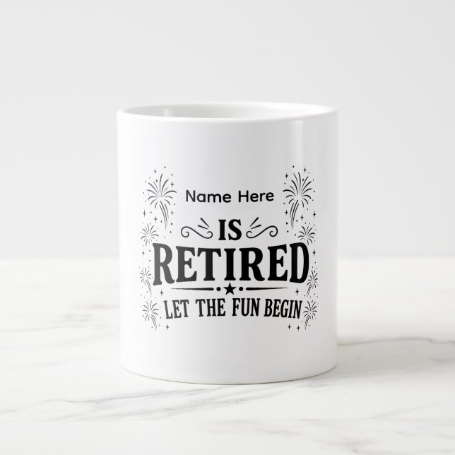 Personalised Retirement Let the Fun Begin Mug (Front)