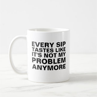 Personalised Retirement Mug, Every Sip Tastes Like Coffee Mug