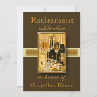 Personalised Retirement Party Invitation
