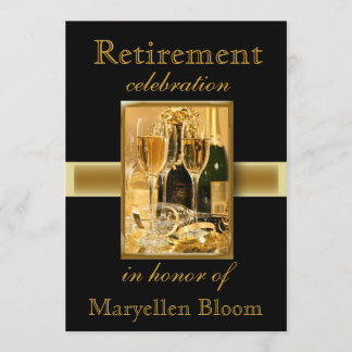 Personalised Retirement Party Invitation