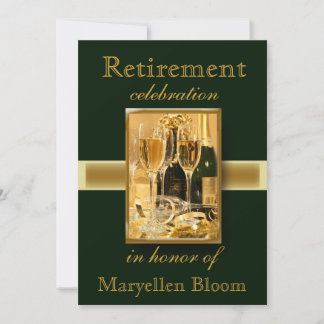 Personalised Retirement Party Invitation