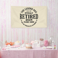Personalised retirement The Legend has retired