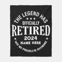Personalised retirement The Legend has retired
