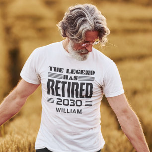 Personalised Retirement The Legend Has Retired T-Shirt