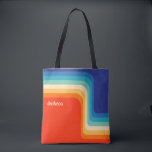Personalised Retro 70s Ombre Tote Bag<br><div class="desc">Shades of the 70s! You can almost hear the funk! Personalised it with your name or anything else you want to say.</div>