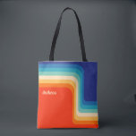 Personalised Retro 70s Ombre Tote Bag<br><div class="desc">Shades of the 70s! You can almost hear the funk! Personalised it with your name or anything else you want to say.</div>