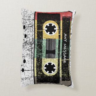 Personalised Retro 80s Cassette Mix Tape Decorative Cushion