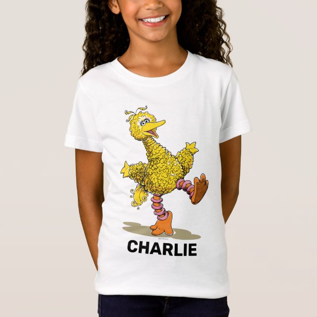 Personalised Retro Art Big Bird T-Shirt (Front)