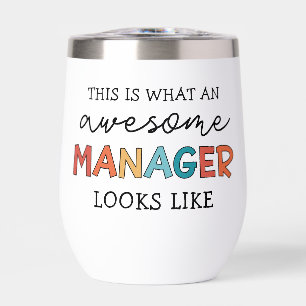 Personalised Retro Awesome Manager Funny