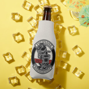 Personalised Retro BarberShop Barber Chair Salon Bottle Cooler