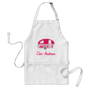 Personalised Retro Caravan Aprons