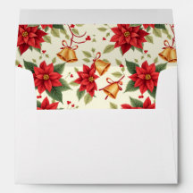 Personalised Retro Christmas Floral Stationery 