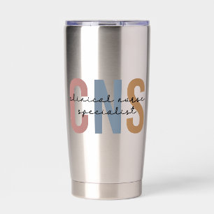 Personalised Retro CNS Clinical Nurse Specialist Insulated Tumbler
