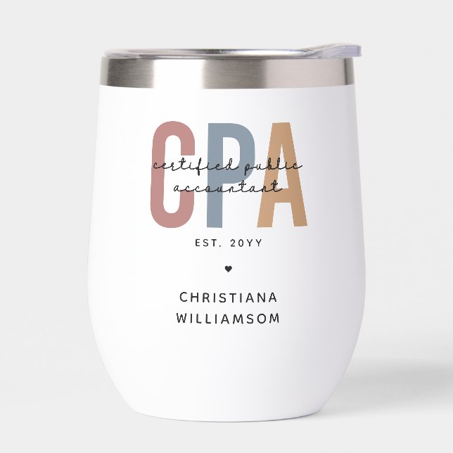 Personalised Retro CPA Certified Public Accountant (Left)