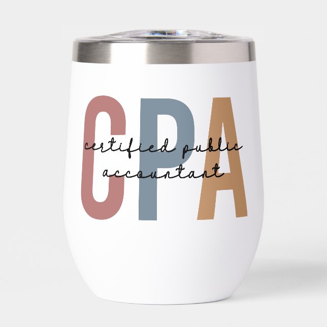 Personalised Retro CPA Certified Public Accountant (Front)