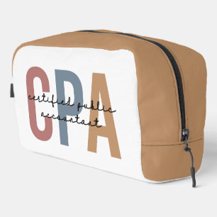 Personalised Retro CPA Certified Public Accountant Dopp Kit