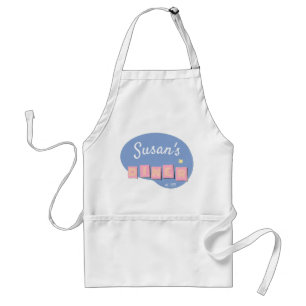 Personalised Retro Diner Sign Apron