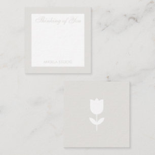 Personalised Retro Flower Card