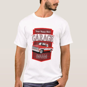 personalised retro garage c10 T-Shirt