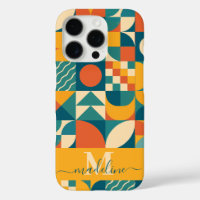 Personalised Retro Geometric Colourful