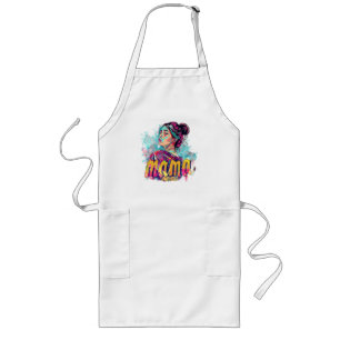 Personalised Retro Mama Pop Art (13) Long Apron