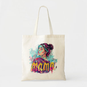 Personalised Retro  Mama Pop Art (13) Tote Bag