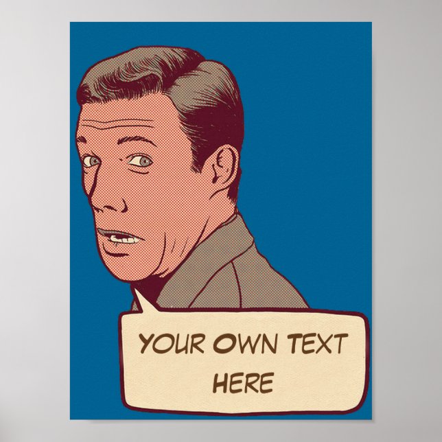 Personalised retro poster (Front)