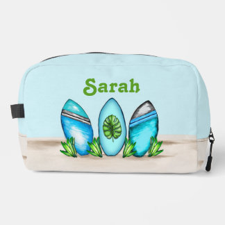 Personalised Retro Surfboards Dopp Kit