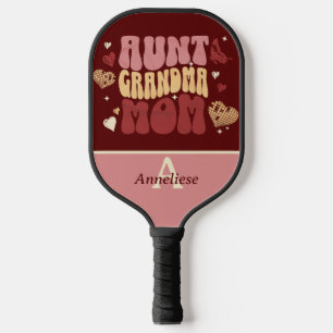 Personalised Retro Vintage Mother's Day Gift  Pickleball Paddle