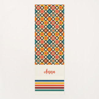 Personalised Retro Yoga Mat