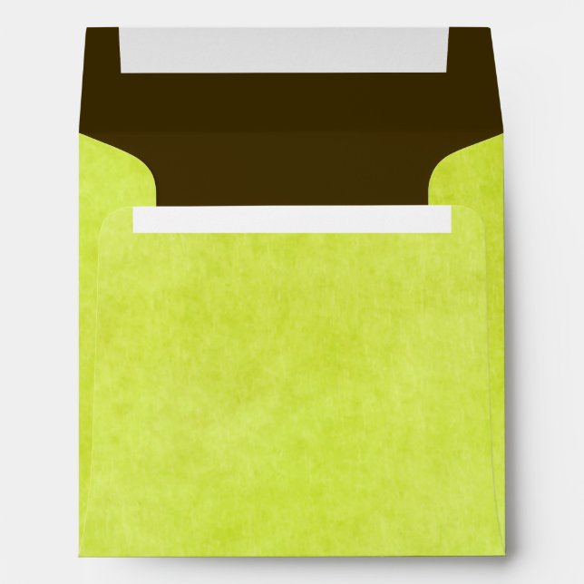 Personalised Return Address Envelope for 5" Sq. (Back (Bottom))