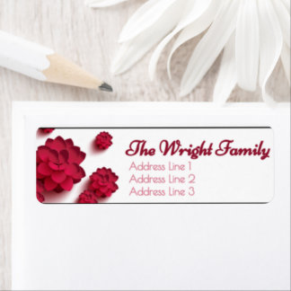Personalised Return Address Label