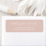 Personalised Return Address Labels<br><div class="desc">Elegant personalised return address labels for your invitation envelopes.</div>